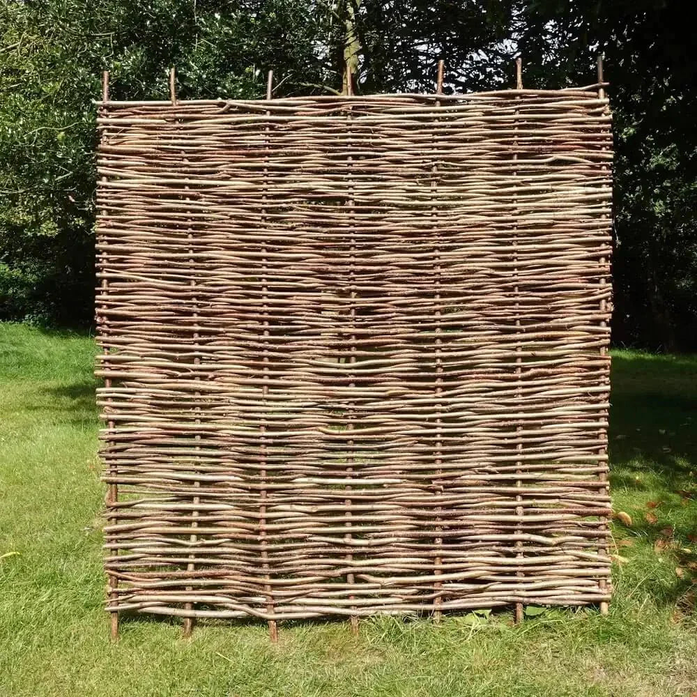 Grenshheds Hazel Hurdle Fence Panel Premium Weave