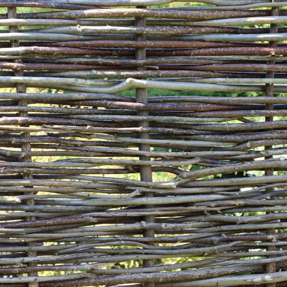 Grenshheds Capped Hazel Hurdle Fence Panel Premium Weave