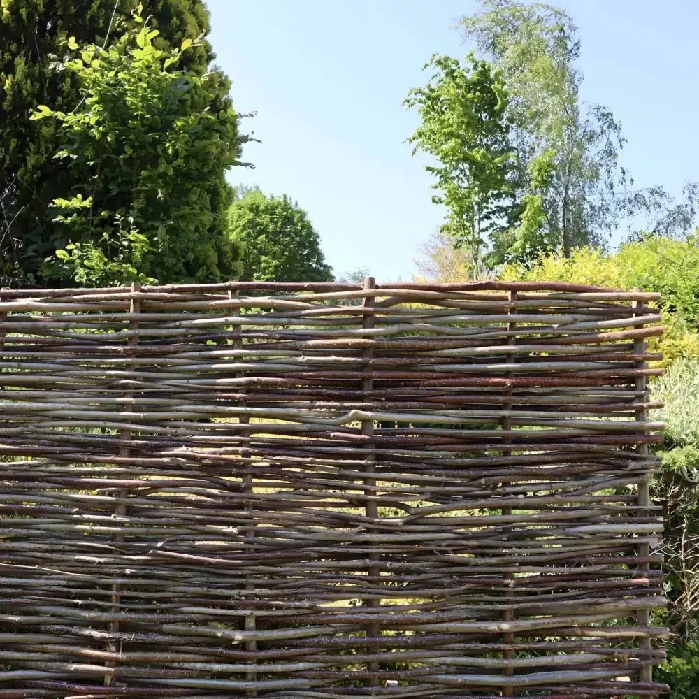 Grenshheds Capped Hazel Hurdle Fence Panel Premium Weave