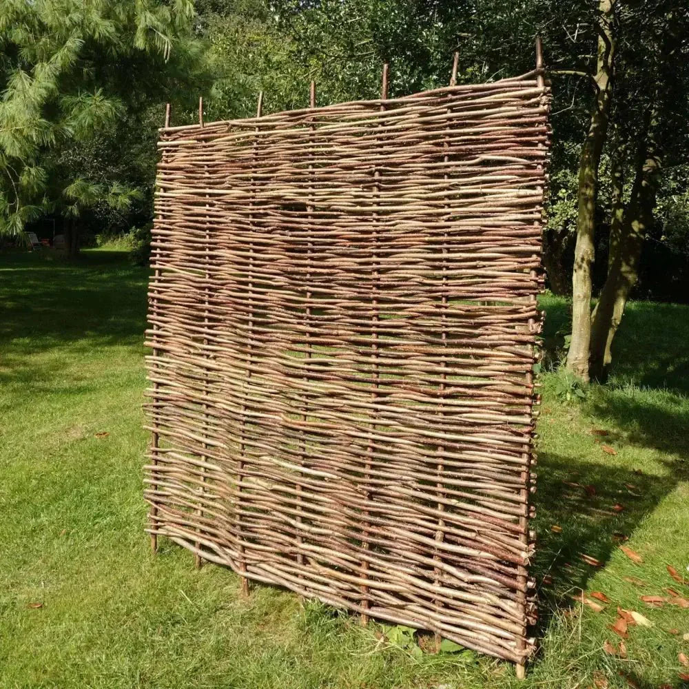 Grenshheds Hazel Hurdle Fence Panel Premium Weave