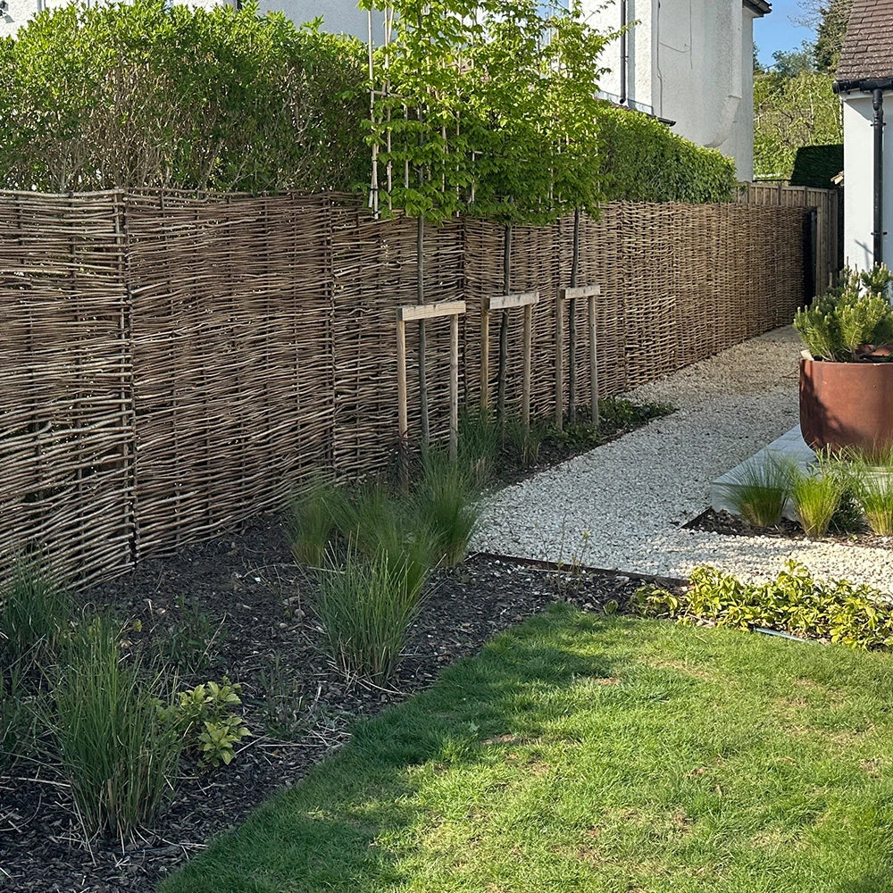 Grenshheds Hazel Hurdle Fence Panel Premium Weave