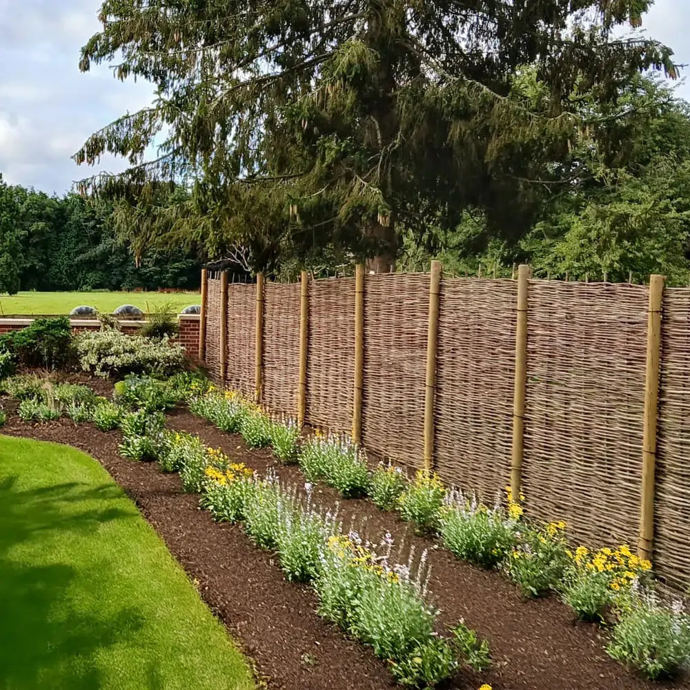 Grenshheds Hazel Hurdle Fence Panel Premium Weave